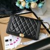 Best Replicas Bags - Chanel Lambskin Leboy WOC Chain Bag Replica Shop For Best Louis Vuitton LV Replica Bags With Cheap Price