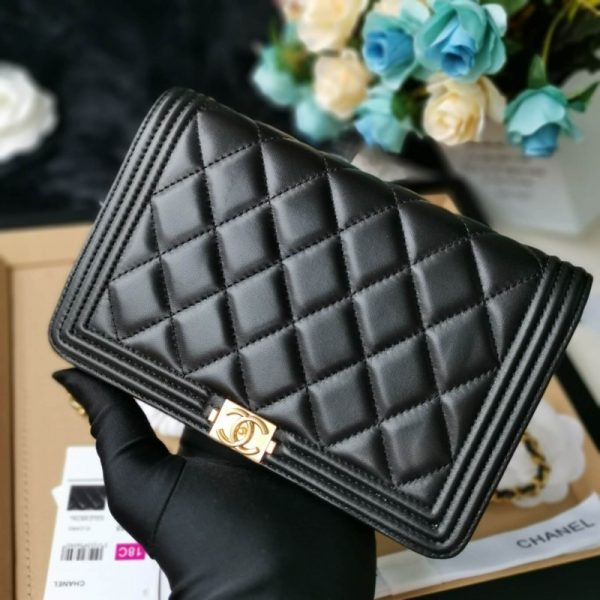 Chanel Lambskin Leboy WOC Chain Bag Replica - Image 4