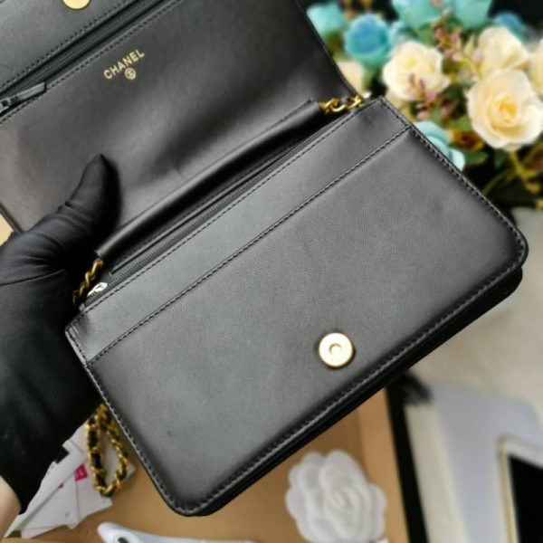 Chanel Lambskin Leboy WOC Chain Bag Replica - Image 6