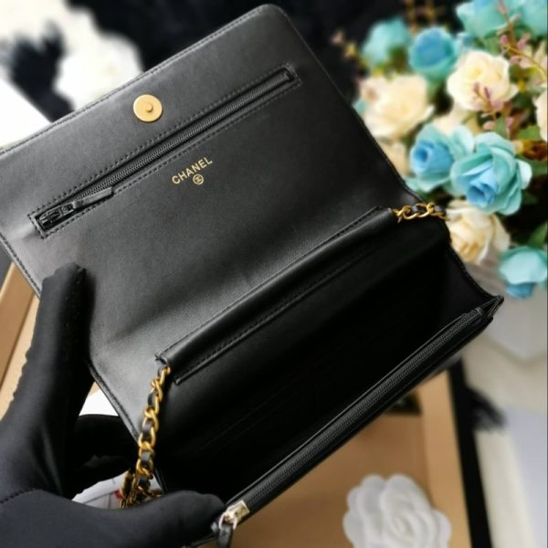 Chanel Lambskin Leboy WOC Chain Bag Replica - Image 8