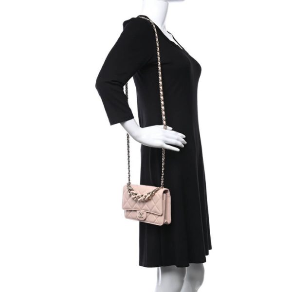 Replica Chanel Plexi Quilted Wallet on Chain WOC AP2377 - Image 2