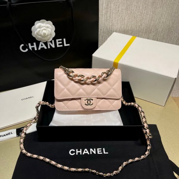 Replica Chanel Plexi Quilted Wallet on Chain WOC AP2377 - Image 3