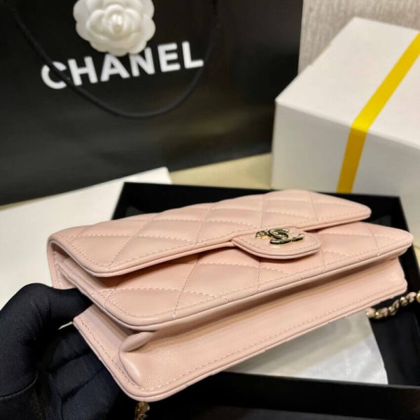 Replica Chanel Plexi Quilted Wallet on Chain WOC AP2377 - Image 8