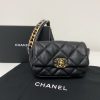 Best Replicas Bags - Chanel 19 Black Quilted Lambskin Waist Bag Replica Shop For Best Louis Vuitton LV Replica Bags With Cheap Price