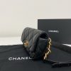 Best Replicas Bags - Chanel 19 Black Quilted Lambskin Waist Bag Replica Shop For Best Louis Vuitton LV Replica Bags With Cheap Price