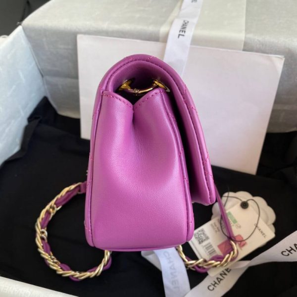 Chanel Lambskin Small Flap Bag Replica As2317 - Image 5