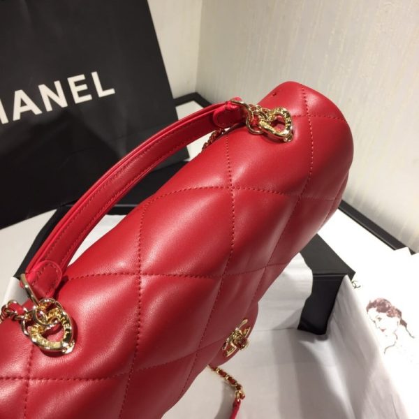 Replica Chanel Large Flap Bag w/ Handle - Classic & Chic Design - Image 4