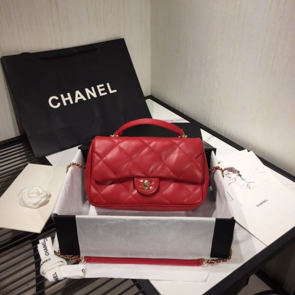Replica Chanel Large Flap Bag w/ Handle - Classic & Chic Design