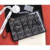 Best Replicas Bags - Chanel Tweed PVC Logo Pouches - Stylish Replica AP0360 Shop For Best Louis Vuitton LV Replica Bags With Cheap Price