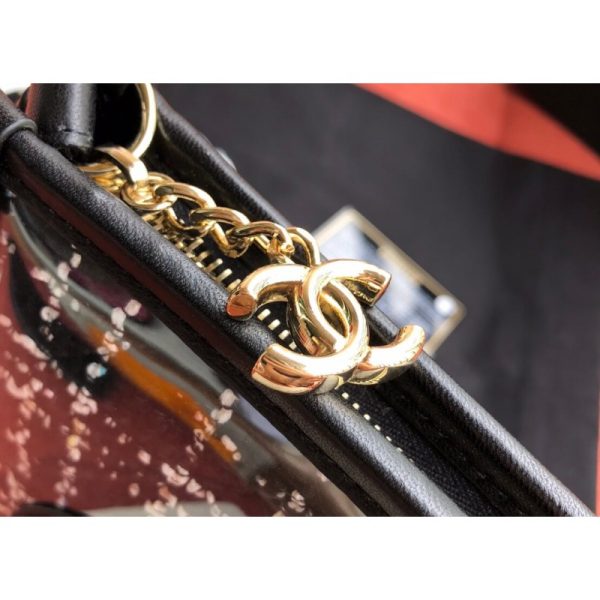 Chanel Tweed PVC Logo Pouches - Stylish Replica AP0360 - Image 4