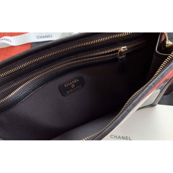 Chanel Tweed PVC Logo Pouches - Stylish Replica AP0360 - Image 8