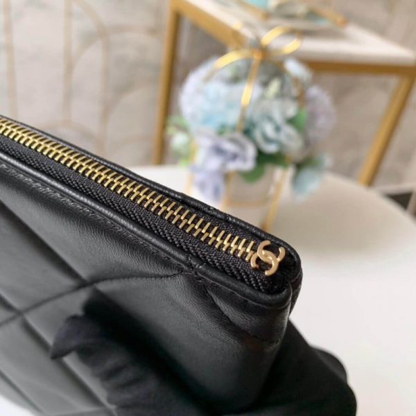 Replica Chanel Large Zip Pouch - Stylish & Functional - Image 6