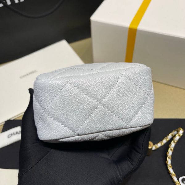 Iridescent Chanel Mini Camera Bag – Replica Calfskin AS2857 - Image 5