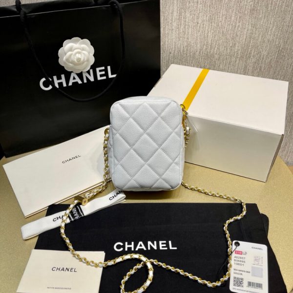 Iridescent Chanel Mini Camera Bag – Replica Calfskin AS2857 - Image 6