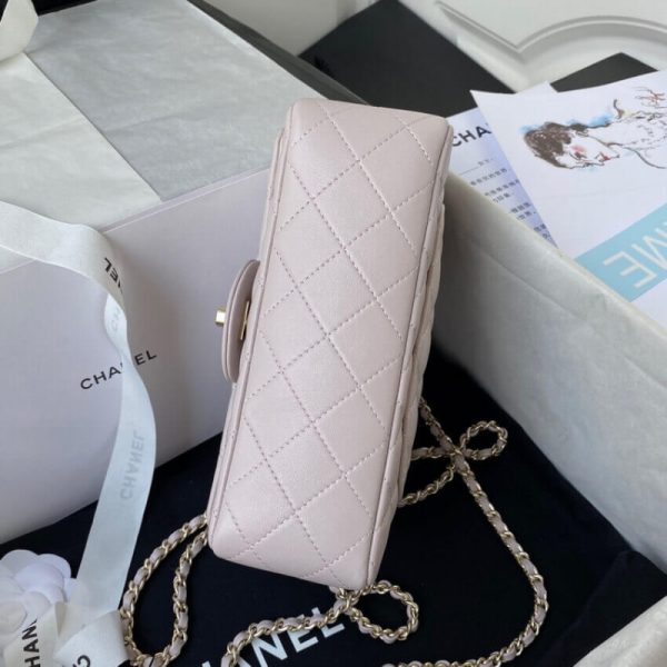 Replica Chanel Mini Flap Bag in Iridescent Lambskin - Image 6