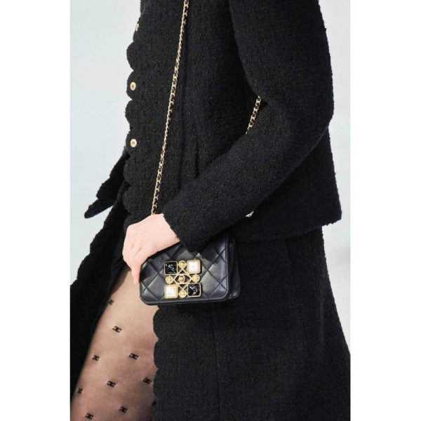 Chanel Mini Flap Replica Evening Bag - Style B01962 - Image 11