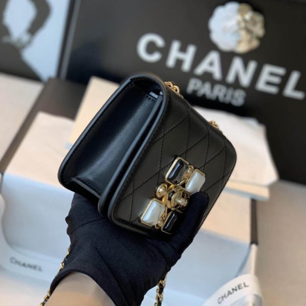Chanel Mini Flap Replica Evening Bag - Style B01962 - Image 3