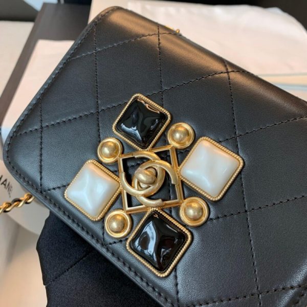 Chanel Mini Flap Replica Evening Bag - Style B01962 - Image 5