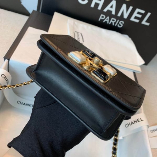 Chanel Mini Flap Replica Evening Bag - Style B01962 - Image 6
