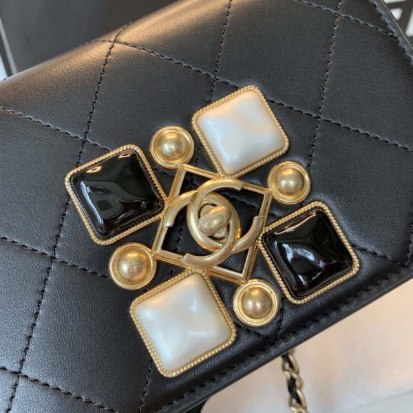 Chanel Mini Flap Replica Evening Bag - Style B01962 - Image 7
