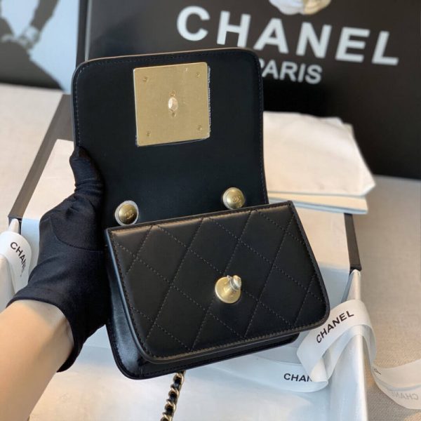 Chanel Mini Flap Replica Evening Bag - Style B01962 - Image 8