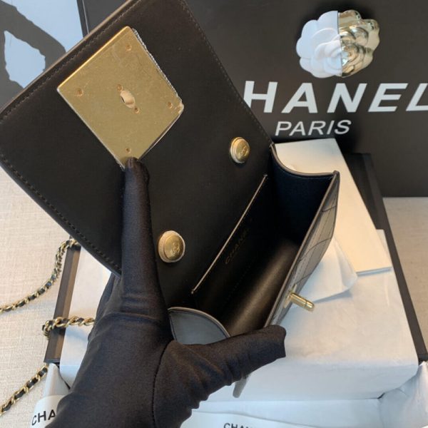 Chanel Mini Flap Replica Evening Bag - Style B01962 - Image 9