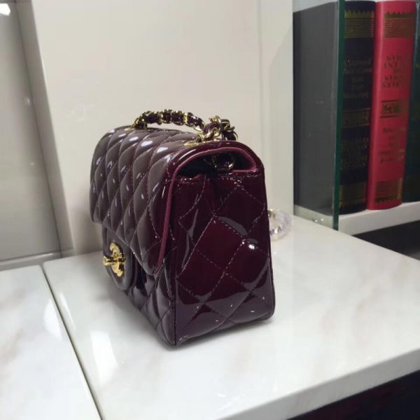 Chanel Replica 17Cm Patent Leather Classic Flap Bag 1115 - Image 2