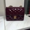 Best Replicas Bags - Chanel Replica 17Cm Patent Leather Classic Flap Bag 1115 Shop For Best Louis Vuitton LV Replica Bags With Cheap Price