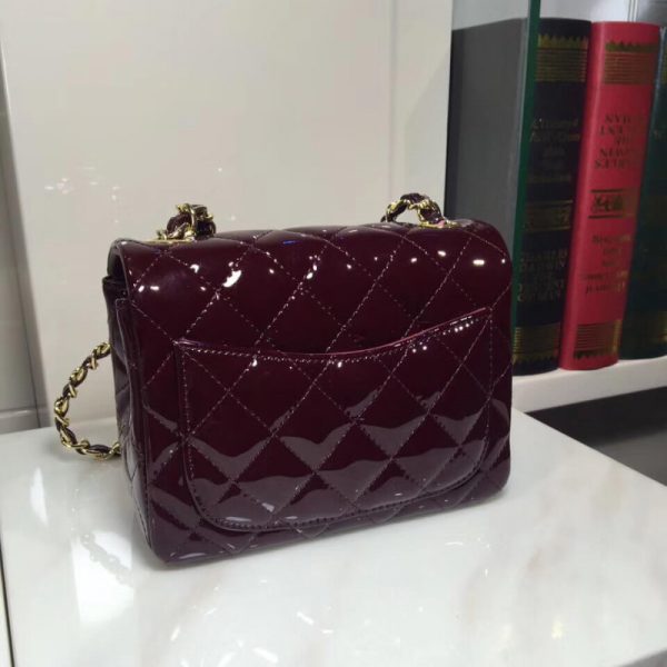 Chanel Replica 17Cm Patent Leather Classic Flap Bag 1115 - Image 3