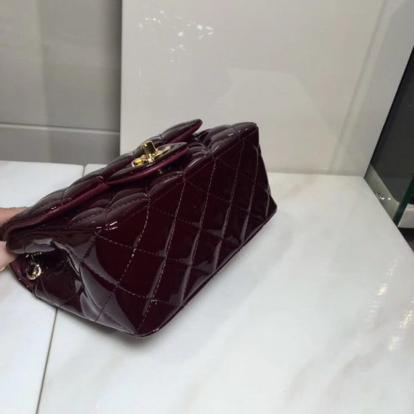 Chanel Replica 17Cm Patent Leather Classic Flap Bag 1115 - Image 4
