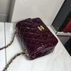 Best Replicas Bags - Chanel Replica 17Cm Patent Leather Classic Flap Bag 1115 Shop For Best Louis Vuitton LV Replica Bags With Cheap Price