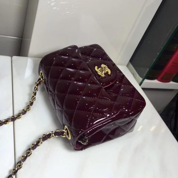 Chanel Replica 17Cm Patent Leather Classic Flap Bag 1115 - Image 5