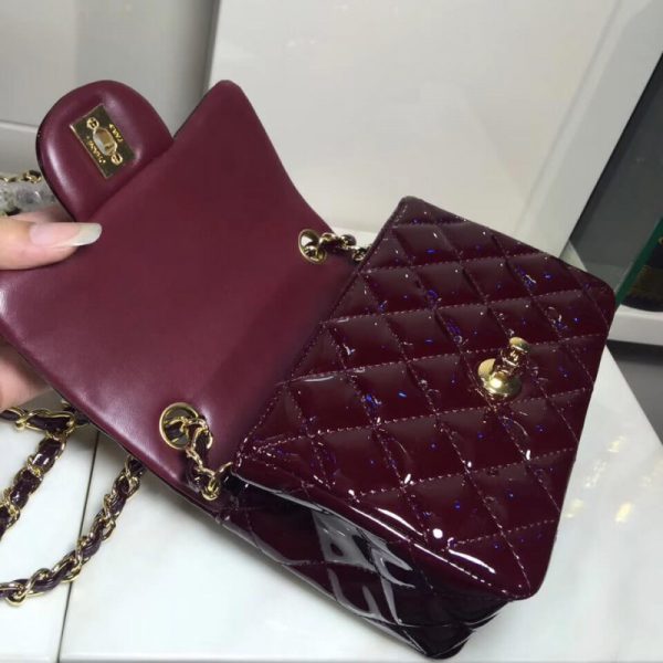 Chanel Replica 17Cm Patent Leather Classic Flap Bag 1115 - Image 6