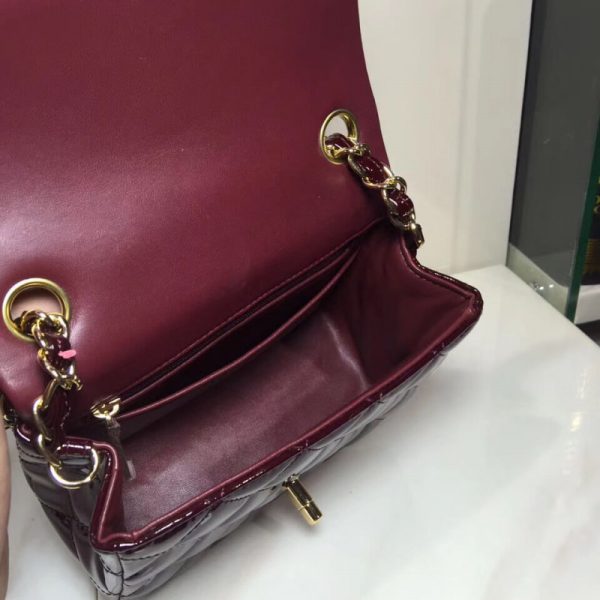 Chanel Replica 17Cm Patent Leather Classic Flap Bag 1115 - Image 7
