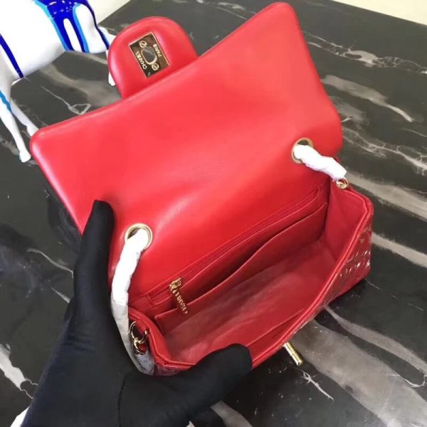 Chanel Patent Leather 20Cm Classic Flap Bag Replica - Image 6