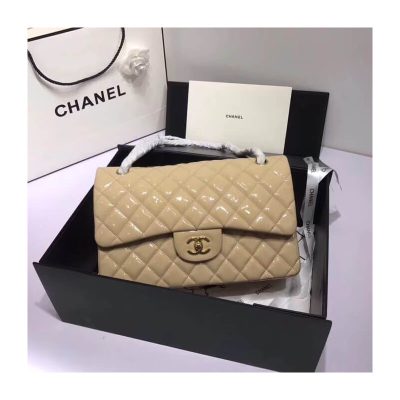 Chanel Patent Leather Classic Flap Bag 30cm Replica A1113