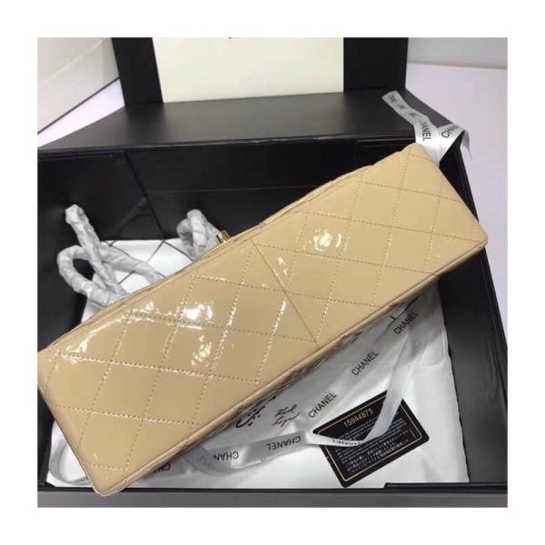 Chanel Patent Leather Classic Flap Bag 30cm Replica A1113 - Image 6