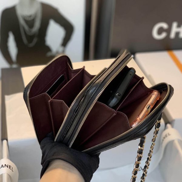 Chanel Replica Phone Bag with Chain - Stylish & Elegant B01963 - Image 16