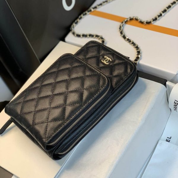 Chanel Replica Phone Bag with Chain - Stylish & Elegant B01963 - Image 5