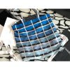Best Replicas Bags - Replica Chanel Blue Printed Fabric Tote with Chain - Ap2095 Shop For Best Louis Vuitton LV Replica Bags With Cheap Price