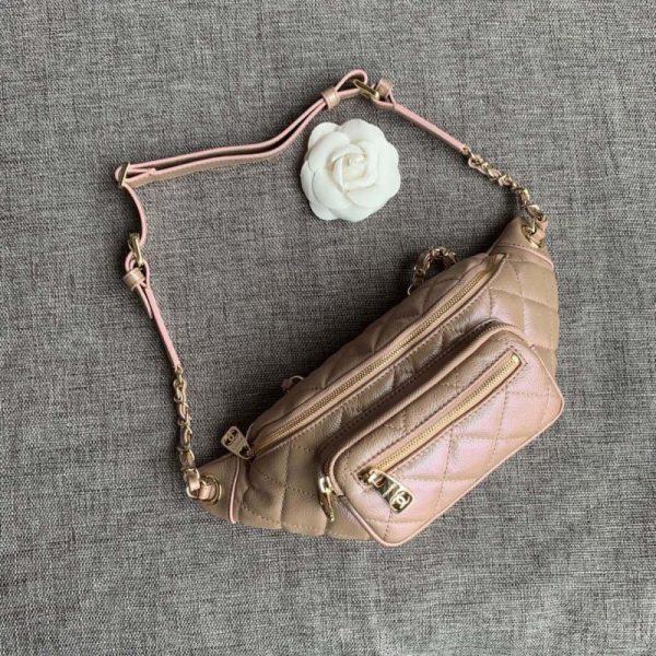 Chanel Quilted Caviar Clafskin Waist Bag Replica AS0556 - Image 2