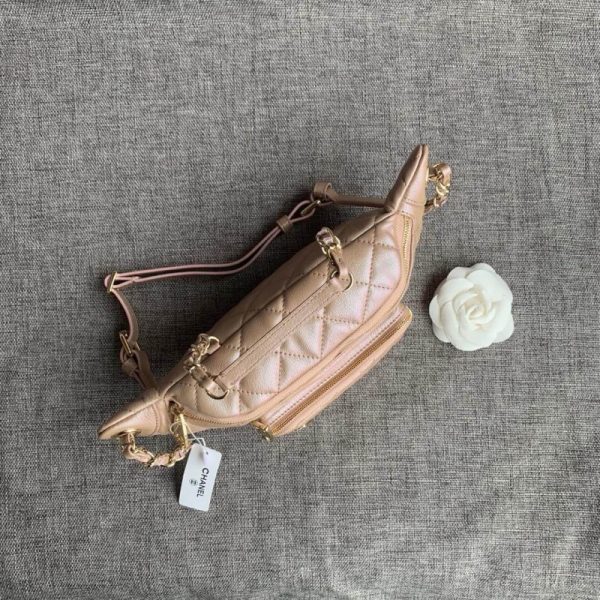 Chanel Quilted Caviar Clafskin Waist Bag Replica AS0556 - Image 3