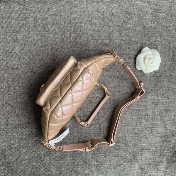 Chanel Quilted Caviar Clafskin Waist Bag Replica AS0556 - Image 4