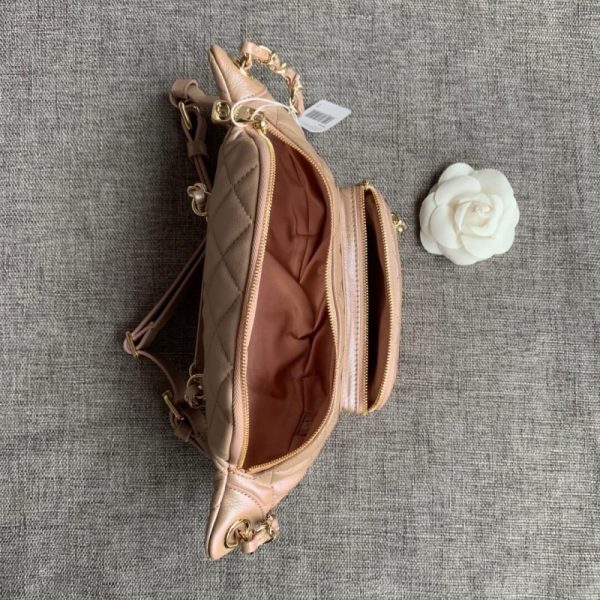 Chanel Quilted Caviar Clafskin Waist Bag Replica AS0556 - Image 9