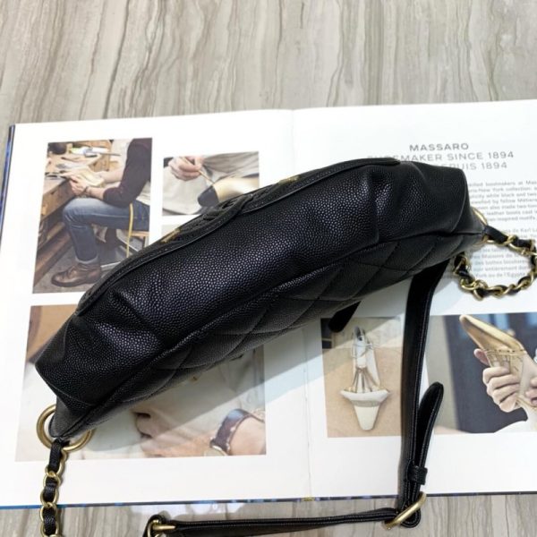 Replica Chanel Quilted Caviar Waist Bag S0929 - Image 7