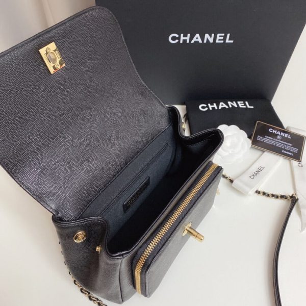 Chanel Quilted Caviar Leather Small Business Affinity Bag Replica - Image 6