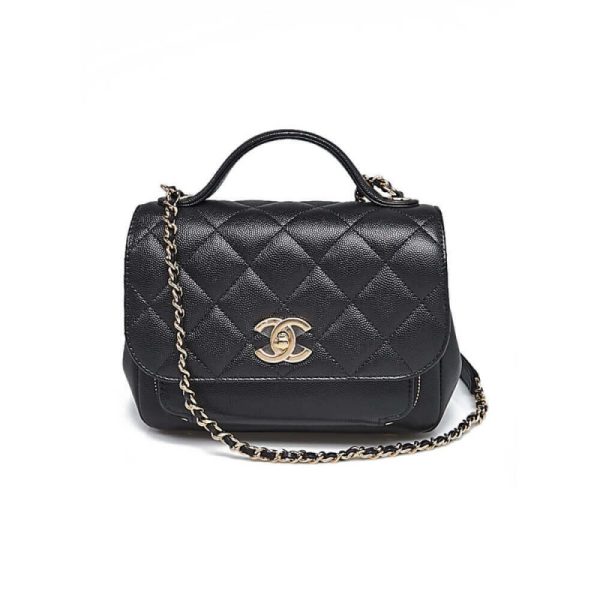 Chanel Quilted Caviar Leather Small Business Affinity Bag Replica