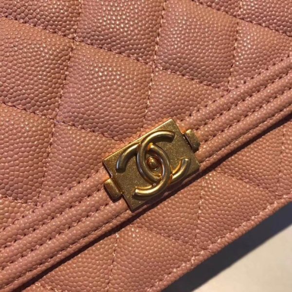 Chanel Quilted Caviar Leboy WOC Chain Bag Replica 80287 - Image 6