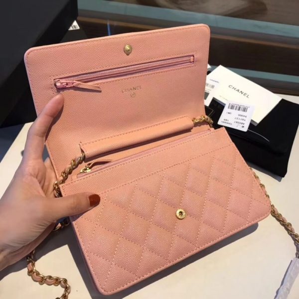 Chanel Quilted Caviar Leboy WOC Chain Bag Replica 80287 - Image 8