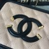 Best Replicas Bags - Chanel Quilted Caviar Small Vanity Case Replica A93342 Shop For Best Louis Vuitton LV Replica Bags With Cheap Price